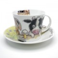 Please Shut Gate Breakfast Cup and Saucer Please Shut Gate Breakfast Cup and Saucer
